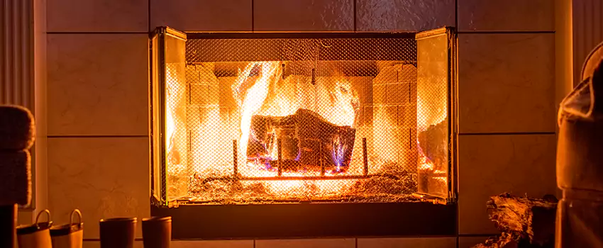Mendota Hearth Landscape Fireplace Installation in Erie, Colorado