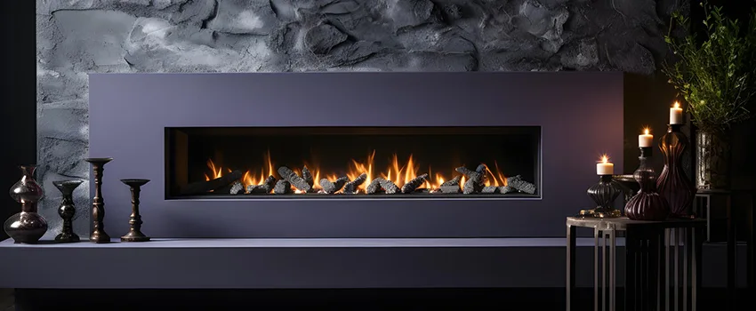 Ember Bed for Ventless Gas Fireplace in Erie, CO