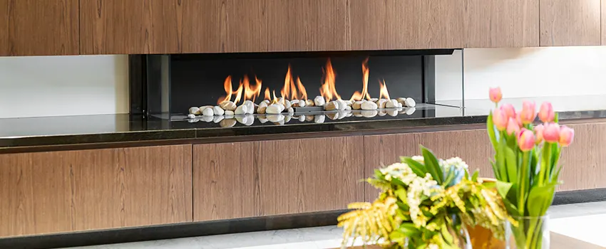 Double-height Fireplace Design Refurbishment in Erie, Colorado